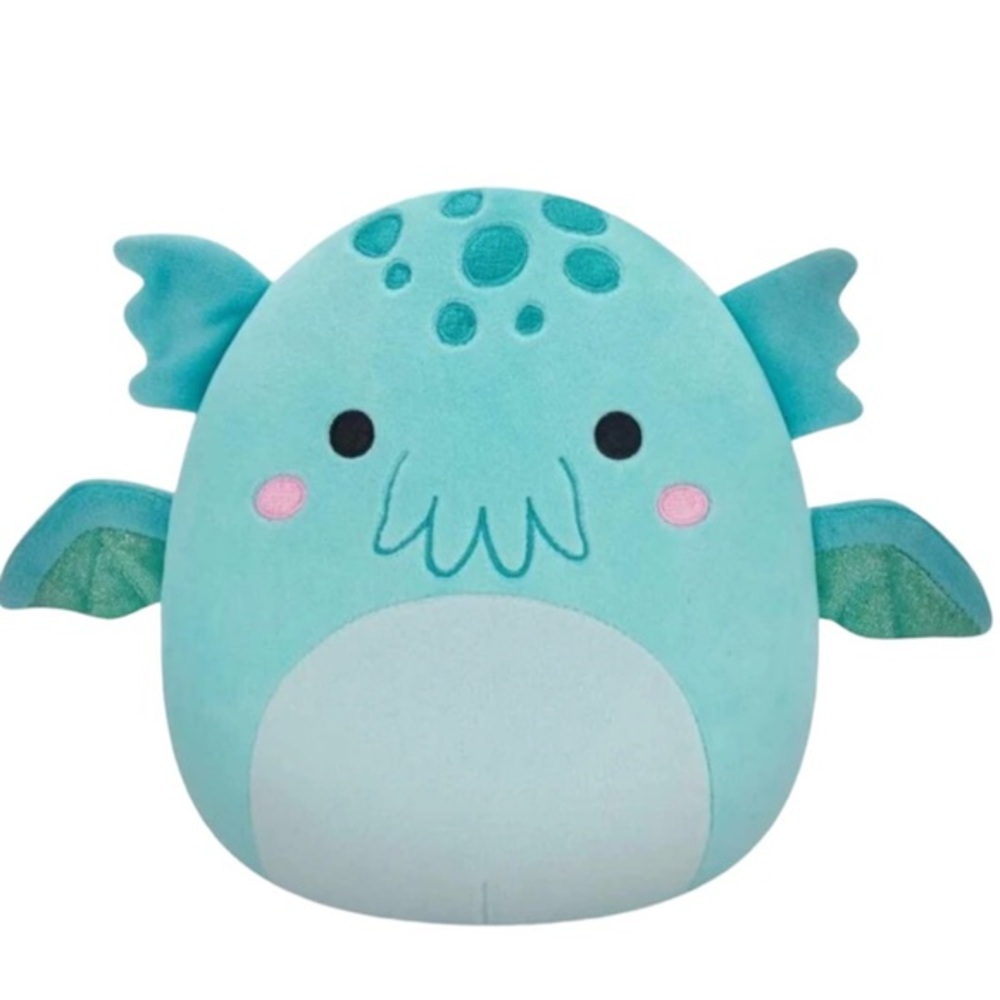 NWT Theotto the Cthulhu squishmallow Kellytoy 3.5” clip.